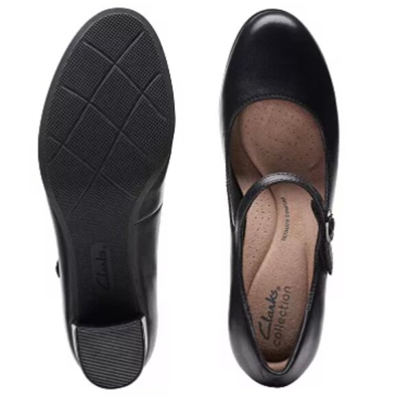 NWOT Clarks Bayla Nora Women's Leather Maryjane Shoes - Picture 1 of 7